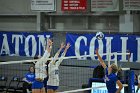 VB vs USCGA  Wheaton College Women's Volleyball vs U.S. Coast Guard Academy. - Photo by Keith Nordstrom : Wheaton, Volleyball